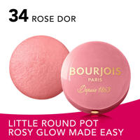 thumbnail: Bourjois Little Round Pot blush - 034 Rose D'or