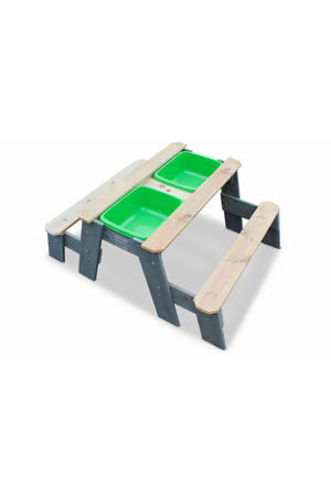 EXIT Aksent zand-, water- en picknicktafel (2 bankjes)