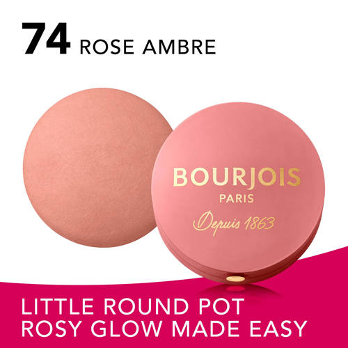 Bourjois Little Round Pot Blush 74 Rose Ambre | Blush van