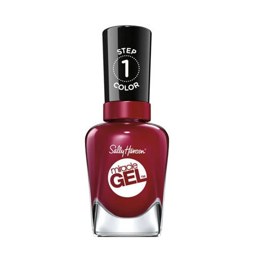 Sally Hansen Miracle Gel nagellak - 440 Dig Fig Rood afbeelding