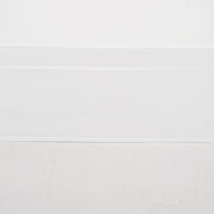 ledikantlaken met bies 100x150 cm wit/wit