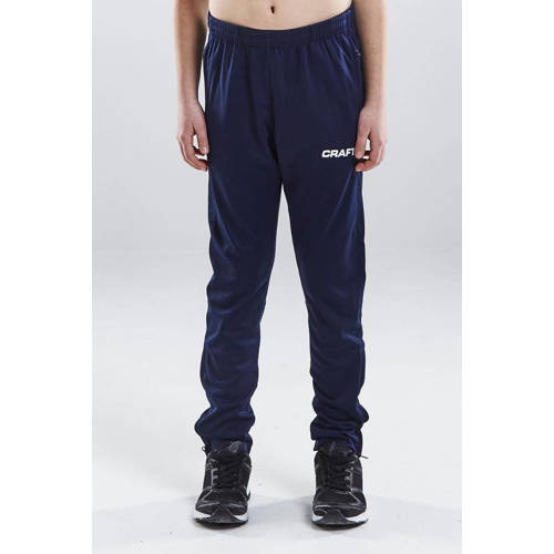 Craft Junior trainingsbroek donkerblauw Sportbroek Jongens Polyester Effen - maat 158 afbeelding