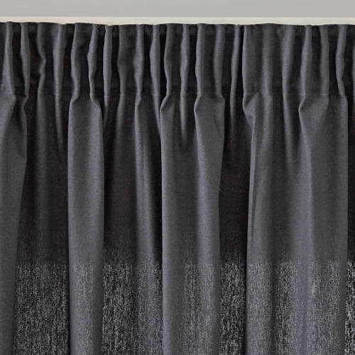 NOUS Living lichtdoorlatend gordijn kant en klaar (per stuk) (140 x 270 cm) Grijs