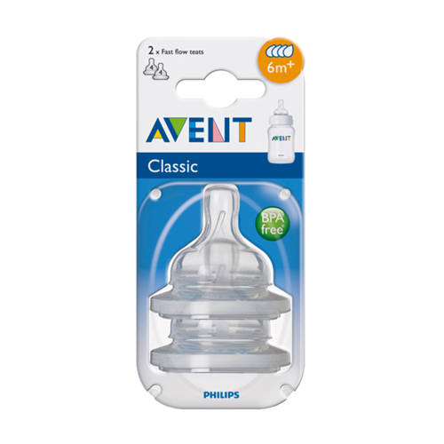 Philips Avent SCF634 27 Classic+ speen 6+ mnd (2 stuks)