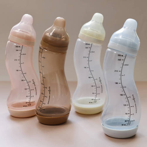 Difrax Flessenspeen Small 0+ Maanden 2 Stuks Voor melkvoeding Transparant