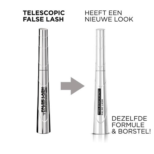 L'Oréal Paris False Lash Telescopic mascara Magnetic Black Zwart