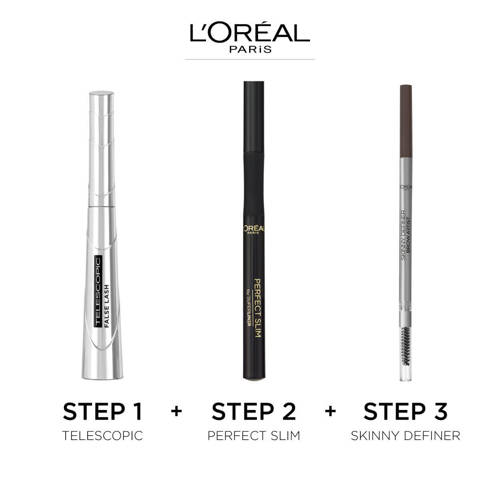 L'Oréal Paris False Lash Telescopic mascara Magnetic Black Zwart