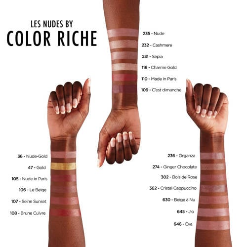 L'Oréal Paris Color Riche lippenstift 108 Copper Brown Koper