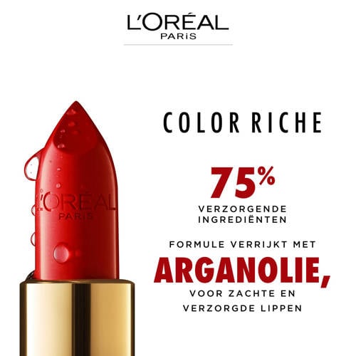 L'Oréal Paris Color Riche lippenstift 345 Cherry Chrystal Rood