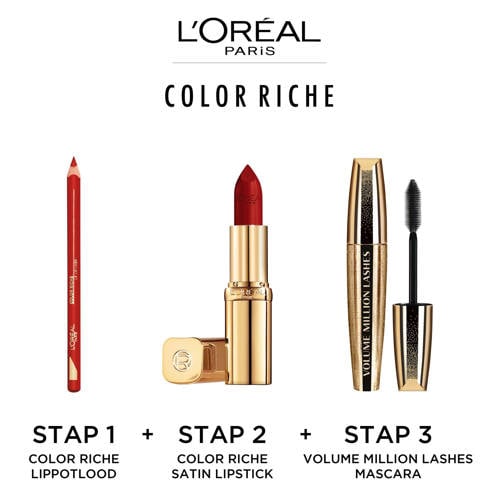 L'Oréal Paris Color Riche lippenstift 377 Perfect Red Rood