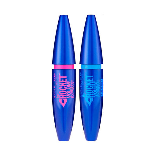 Maybelline New York The Rocket Volum' Express waterproof mascara Very Black Zwart