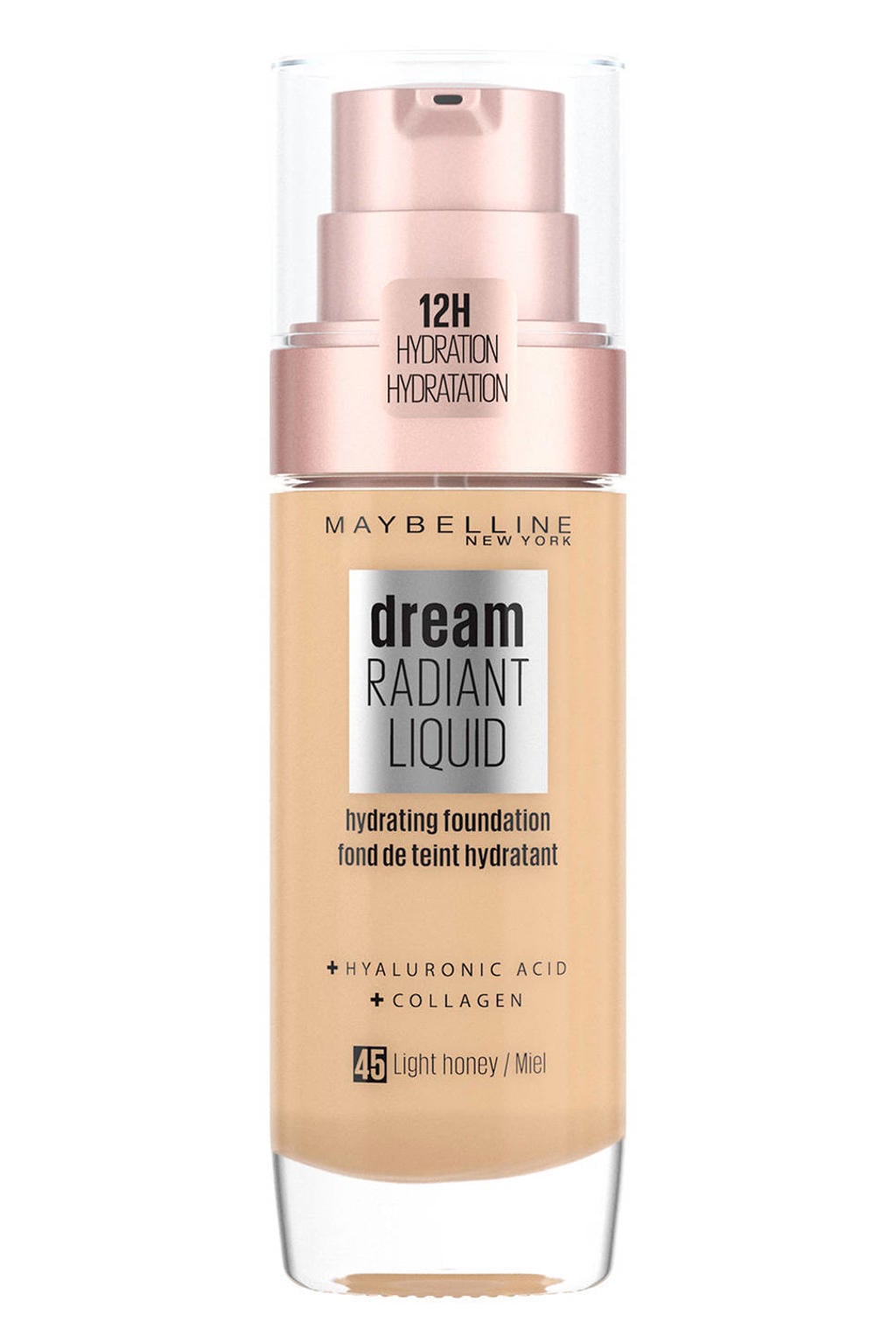Maybelline New York Dream Radiant Liquid Foundation - 45 Light Honey