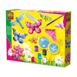 Gieten en schilderen - Vlinders en glitter