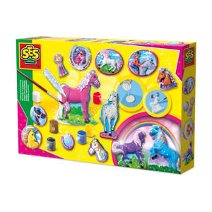 Gieten en schilderen - Fantasiepaarden