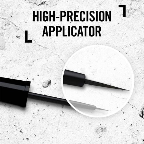 Rimmel London Glam'Eyes Professional Liquid Eyeliner Black Glamour Zwart