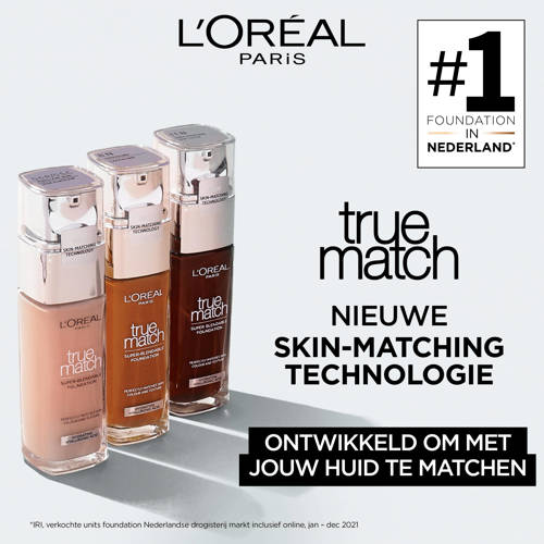 L'Oréal Paris True Match Foundation 8.D 8.W Golden Cappuccino