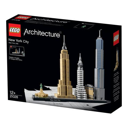 LEGO Architecture New York Bouwpakket voor Volwassenen uit de Skyline Collectie 21028 Bouwset