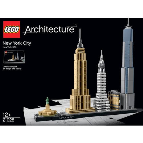LEGO Architecture New York Bouwpakket voor Volwassenen uit de Skyline Collectie 21028 Bouwset