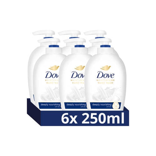Dove Deeply Nourishing handzeep - 6 x 250 ml | Handzeep van Dove