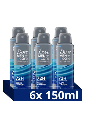 Clean Comfort anti-transpirant deodorant spray - 6 x 150 ml