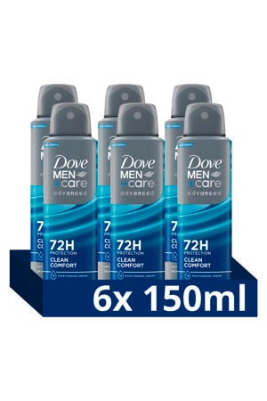 Clean Comfort anti-transpirant deodorant spray - 6 x 150 ml