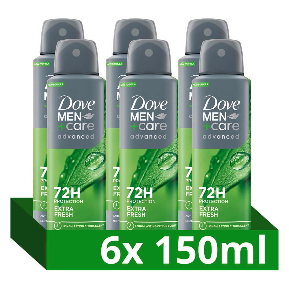 Dove Men+Care Advanced Extra Fresh anti-transpirant deodorant spray - 6 x 150 ml