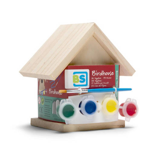 BS Toys Schilderbaar vogelhuisje Knutselproduct | Knutselproduct van