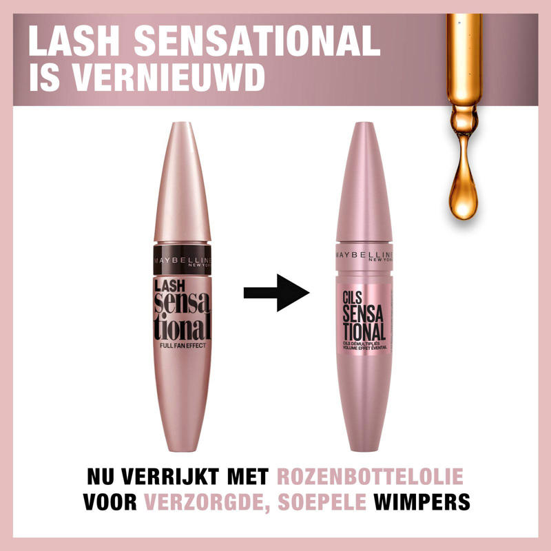 Maybelline New York Lash Sensational Intense mascara Zwart
