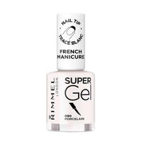 thumbnail: Rimmel London SuperGel French Manicure nail tip whitener - 090 Porcelain