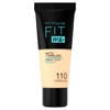 Maybelline New York Fit me Matte + Poreless liquid foundation - 110 Porcelain