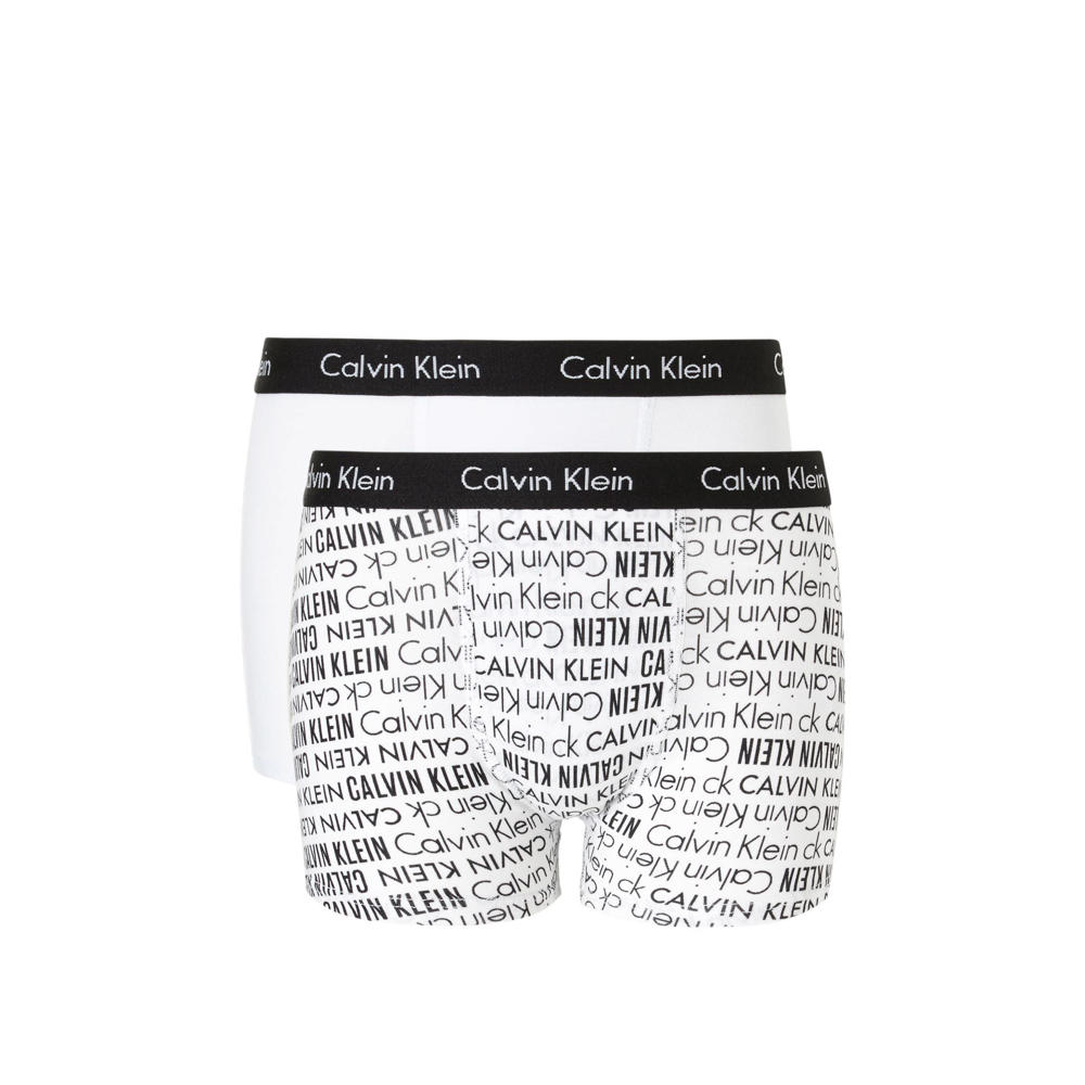 CALVIN KLEIN UNDERWEAR   boxershort - set van 2 wit/zwart
