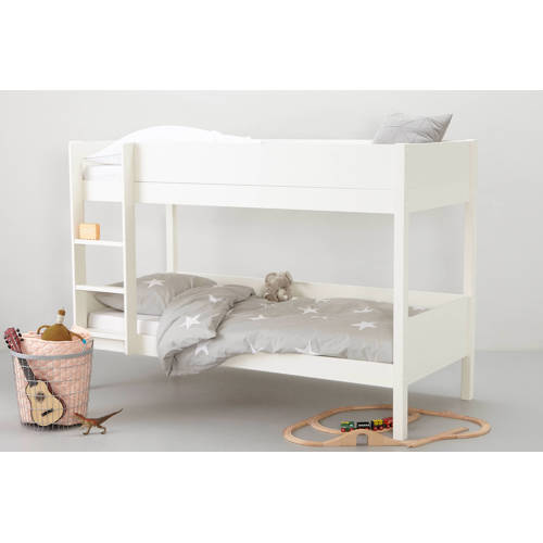 NOUS Living stapelbed Charlie (90x200 cm) Wit | Stapelbed van