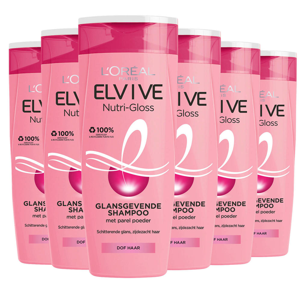 L'Oréal Paris Elvive NutriGloss shampoo 6 x 250 ml