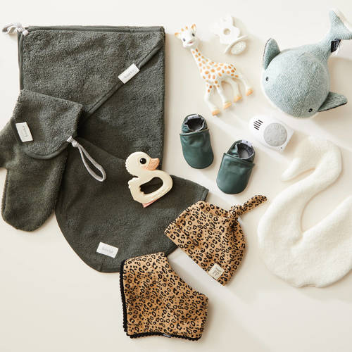 Sophie de Giraf bijtspeelltje cadeauset So'Pure en Bijtring Beige