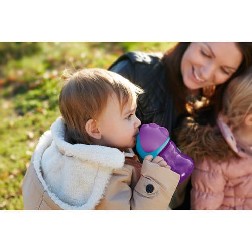 Philips Avent Rietjesbeker 200 ml 9M+ Paars SCF796 02