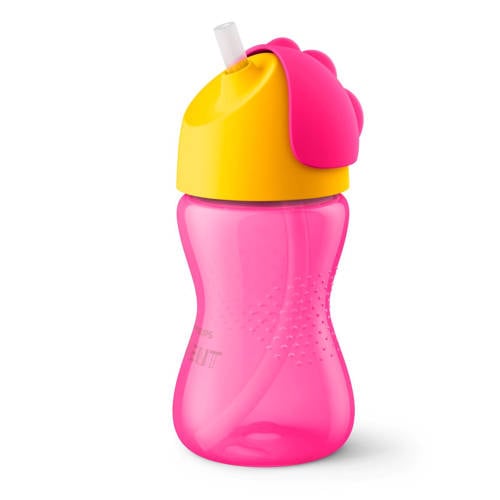 Philips Avent SCF798 02 rietjesbeker 300 ml roze | Rietjesbeker van