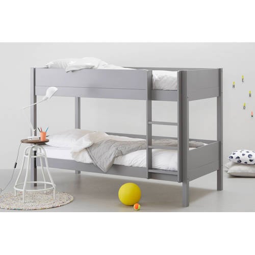 Wehkamp Home stapelbed Charlie (90x200 cm) Grijs | Stapelbed van