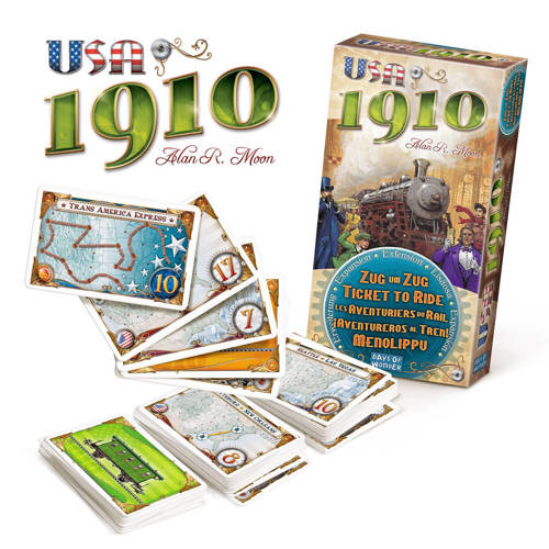 Days of Wonder Ticket to Ride USA 1910 expansion uitbreidingsspel
