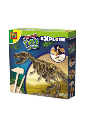 T-rex skelet opgraven