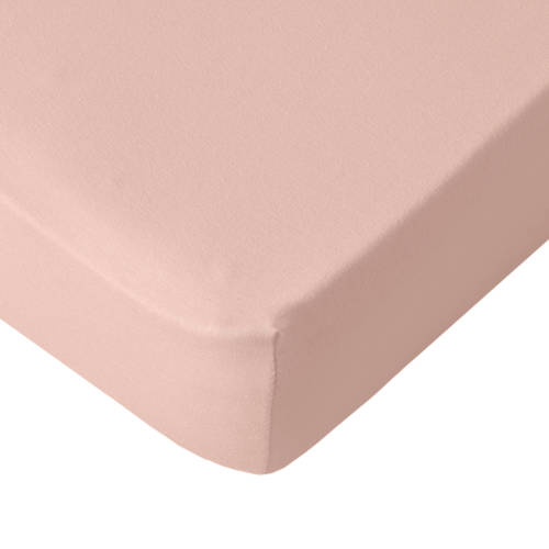 Wehkamp Home jersey hoeslaken Roze 120*200
