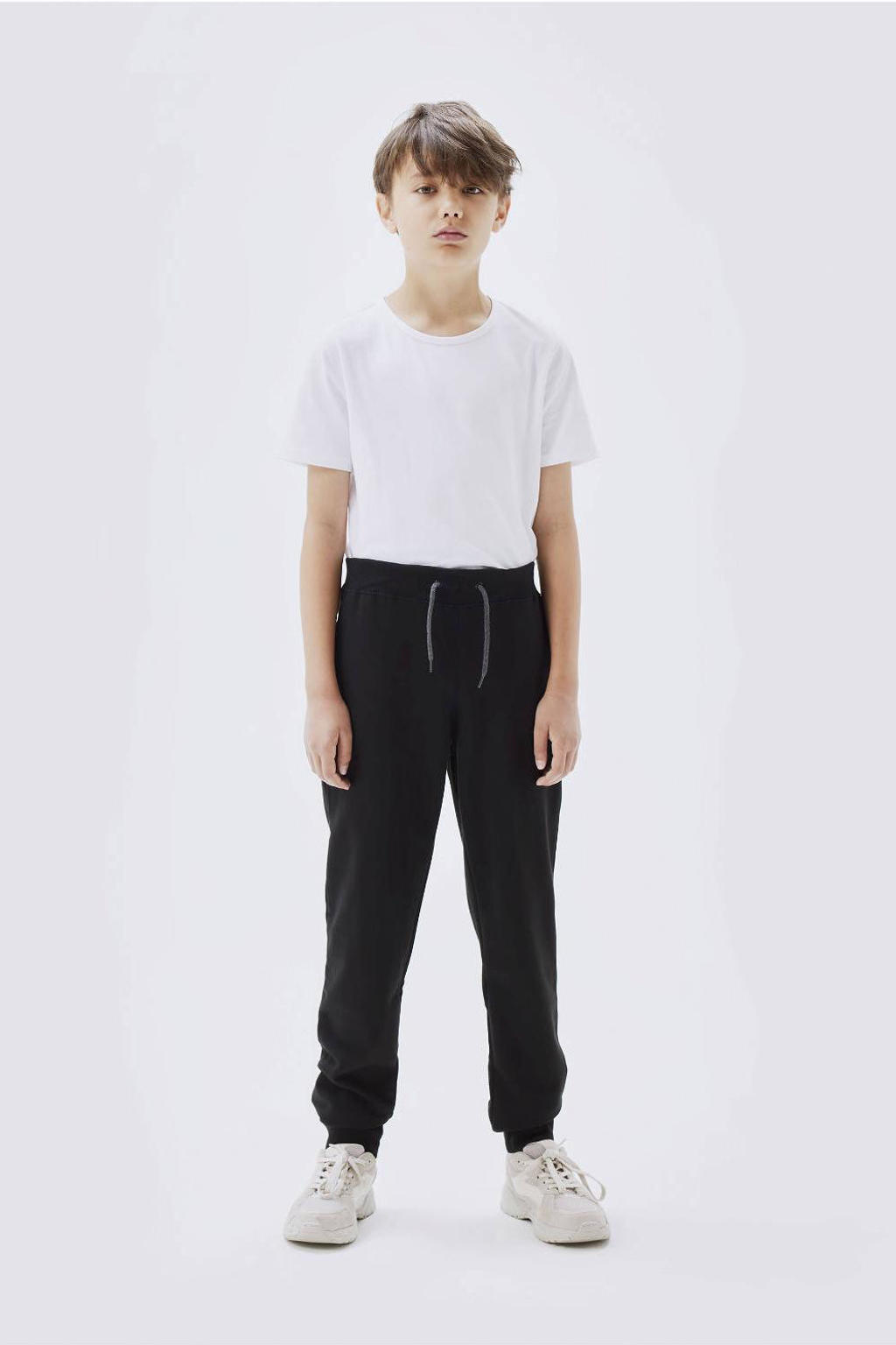 NAME IT KIDS joggingbroek NKMSWEAT zwart
