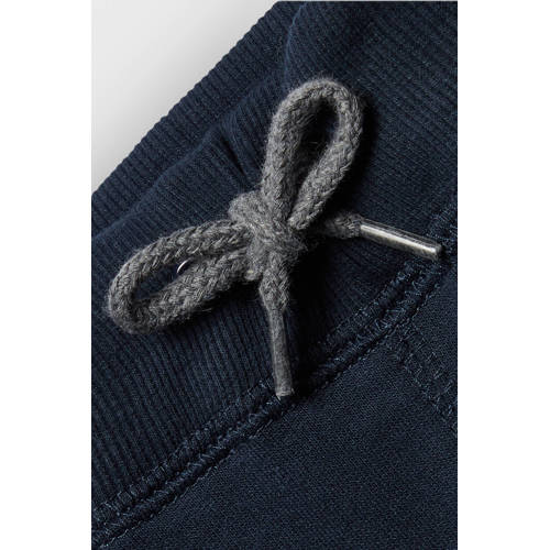 NAME IT KIDS broek NKMSWEAT donkerblauw Effen - maat 170 afbeelding