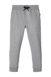thumbnail: Grijs melange jongens NAME IT KIDS broek melange van katoen met elastische tailleband met koord