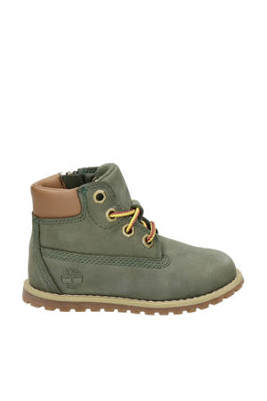 Pokey Pine nubuck veterboots groen