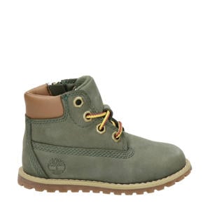 Pokey Pine nubuck veterboots groen